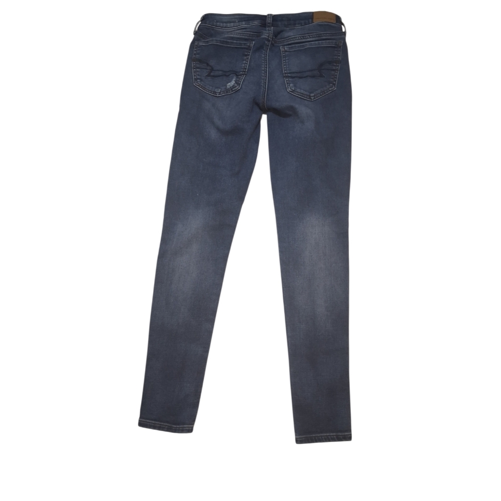 EUC‎ AMERICAN EAGLE Sz. 2R Super Stretch Skinny Jeggings - Picture 2 of 13